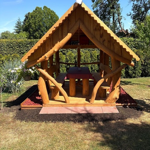 Holzpavillon überdachte - holzpavillon,