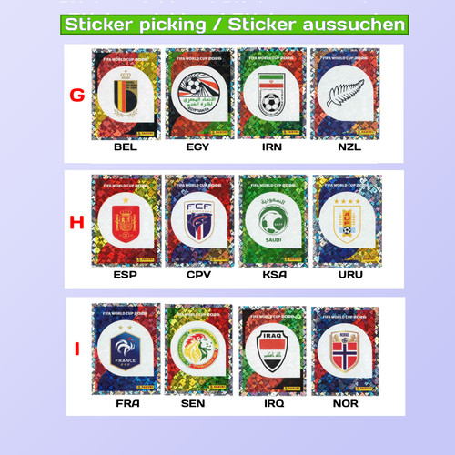 Panini 2026 sticker - sticker,