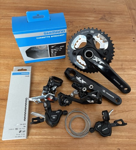 Shimano 2x10 gruppe nos - xt,