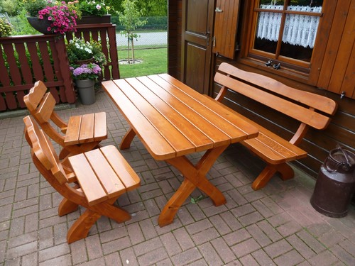 Gartenmöbel aus massivholz - aus,